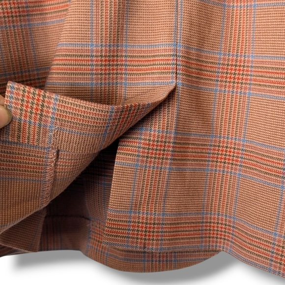 J Jill Autumn Fall Plaid Academia Preppy Lightweight lazer Jacket: Women's Large - Picture 5 of 10